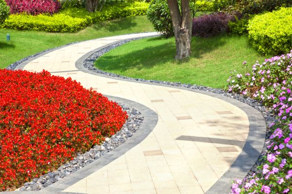 Garden Walkway Installation in Lady Lake