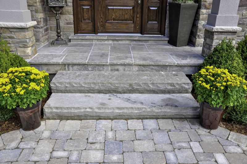 Natural Stone Paver Steps